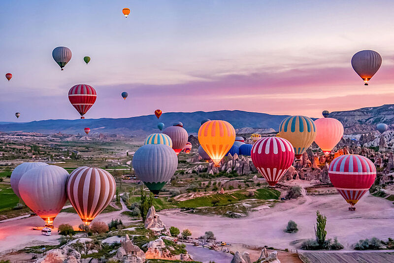 Beim Famtrip steht auch eine Ballonfahrt auf dem Programm