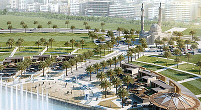 Sharjah – hier die Waterfront – will auf dem deutschen Markt bekannter werden