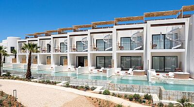 Im Trend liegen Swim-up-Zimmer wie hier im neuen TRS Ibiza