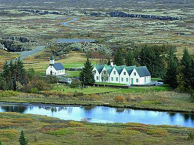 Islands Nationalpark Thingvellir, wo im Mittelalter Gesetze verkündet und Urteile gefällt wurden, zählt zum Weltkulturerbe der Unesco. Fotos: akk