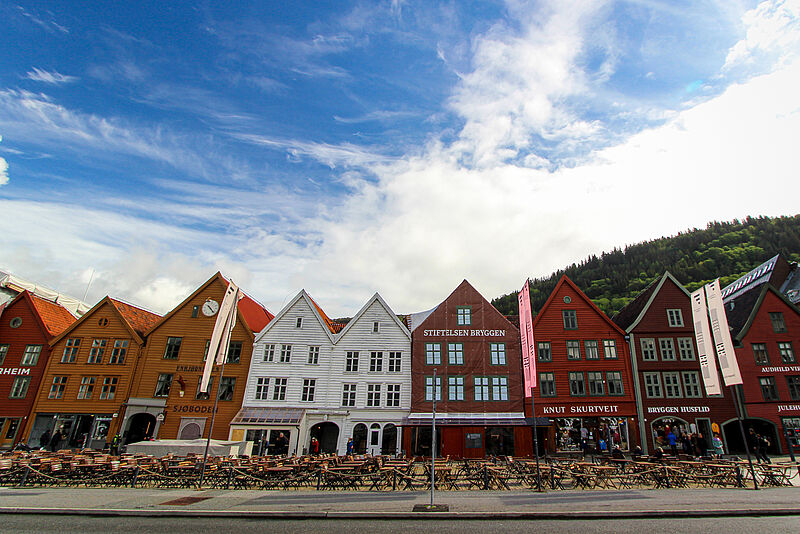 Wahrzeichen der Stadt: Bryggen hält die Vergangenheit Bergens am Leben