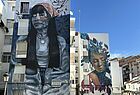 Zum 2011 gestarteten Projekt „schöneres Estepona“ gehören auch zahlreiche Mega-Graffity und Wandgemälde, …