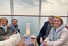 (von links): Grit Oelbe (Reiseland Barmbek), Yvonne Jäkel (Reiseland Rostock), Katrin Temme (Dertour Reisebüro, Magdebourg) und Marilyn Julke (Dertour Reisebüro, Wernigerode)