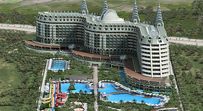 So wird das Delphin Imperial aussehen, das 2012 in Betrieb gehen soll. Foto: Delphin Hotels