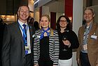 MDT-Geschäftsführer Ralph Michaelsen (links) mit Kollegin Janina Wesche, Margit Thalmayr vom LCC Weltenbummler und Carsten Seelmeyer von Humboldt Reisen