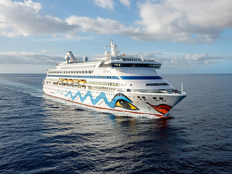 Das neue Jahr wird für die Aida Aura zur Farewell-Saison. Foto: Aida Cruises