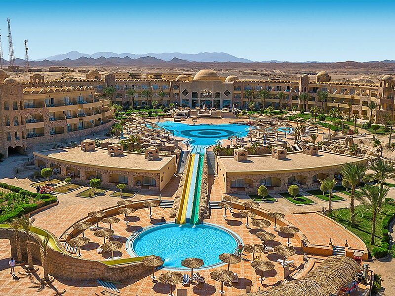 Alltours-Tipp für Langzeiturlaub im Winter: das Vier-Sterne-Hotel Utopia Beach in El Quesir. Foto: Alltours