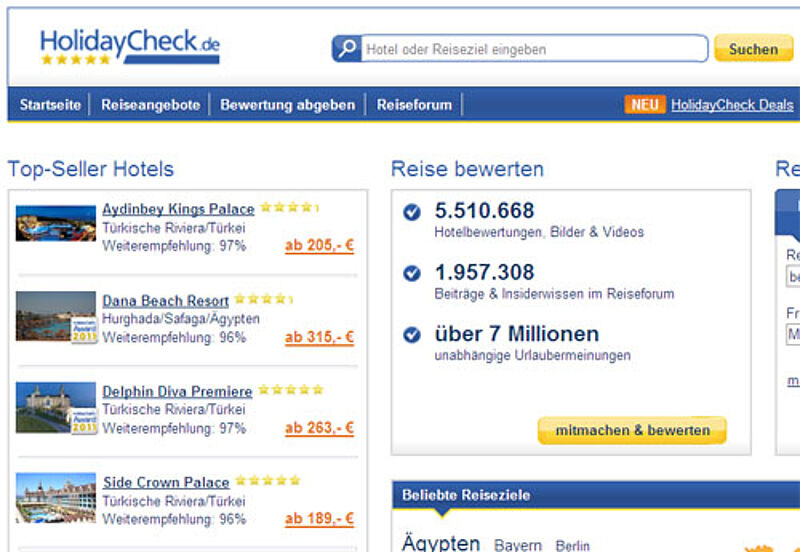 Holidaycheck.de will gegen Fälscher vorgehen