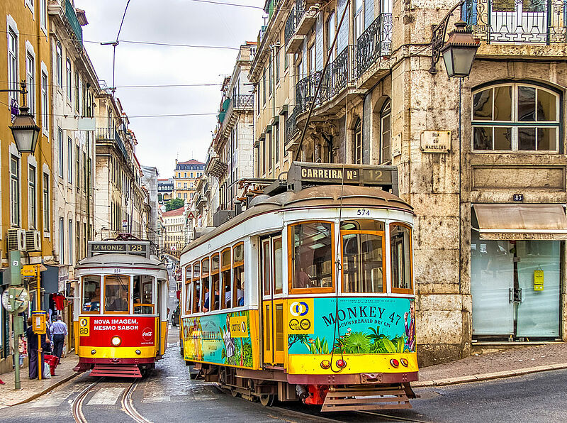 Hotelnächte in Lissabon sind in diesem Jahr im Schnitt um 28,5 Prozent gesunken