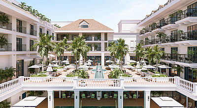 Für das Sofitel Legend Casco Viejo Panama-Stadt wurde ein jahrhundertealtes Gebäude umgebaut