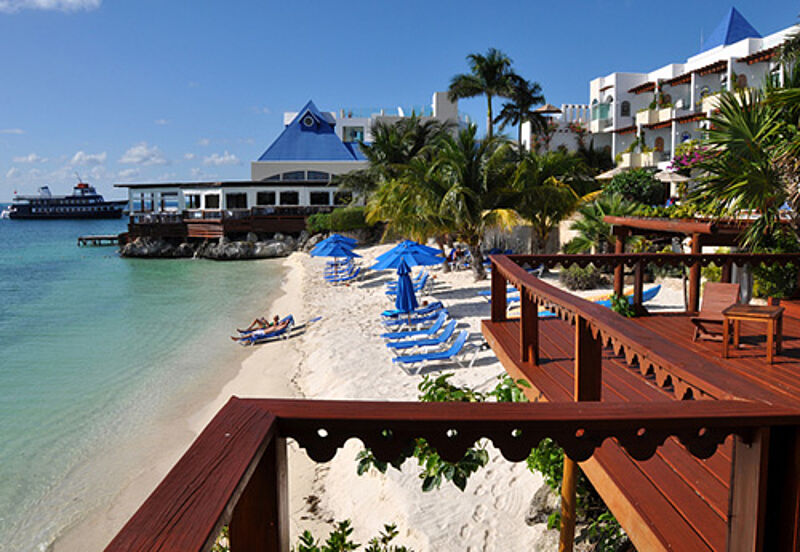 Das Zoetry Villa Rolandi Isla Mujeres liegt auf der gleichnamigen Insel bei Cancun. Foto: AM Resorts