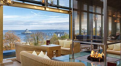 Eines der Arcona-Hotels: das Hotel Kaiserhof in Heringsdorf auf der Ostseeinsel Usedom