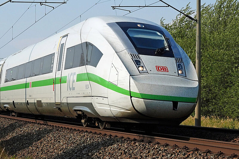 Die ICE-Züge werden auch außen grüner – zumindest vorne und hinten