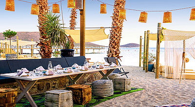 Das Karaiba Alacati Beach Resort liegt in Alacati direkt am Strand