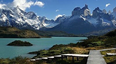 Den Nationalpark Torres del Paine erwandern die Teilnehmer des Chile-Famtrips