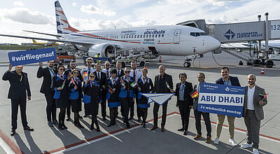 Ab sofort gibt es eine Direktverbindung ab Leipzig/Halle nach Abu Dhabi Ab sofort gibt es eine Direktverbindung ab Leipzig/Halle nach Abu Dhabi