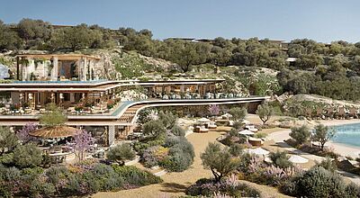 Zum Banyan Tree Varko Bay in Griechenland gehören 116 All-Pool-Villen