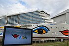 Aida Nova auf der Meyer Werft in Papenburg