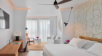 Die Zimmer im H10 Atlantic Resort sollen die Gäste mit ungewöhnlichem Design begeistern