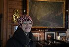 Stephanie Pastuschka (Reisebüro Martha Mayer, München) in der Edvard-Grieg-Villa "Troldhaugen" in Bergen. Hier lauschen die Teilnehmer einem kurzen Klavierkonzert