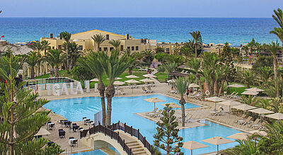 Den Aldiana Club Djerba Atlantide kann man zu Ostern mit einem Charter ab Düsseldorf erreichen