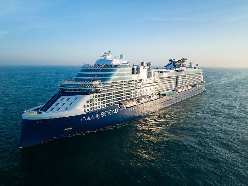 Die Celebrity Beyond wird 2024 in der Karibik statt in Europa kreuzen. Foto: Celebrity Cruises