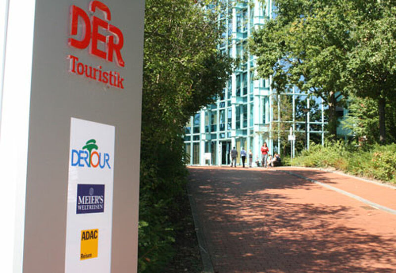 DER Touristik, hier die Zentrale in Frankfurt, will sich im Online-Geschäft auf das Portal DER.com konzentrieren