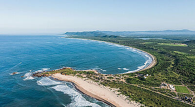 An diesem Strand an der mexikanischen Pazifikküste entsteht das Six Senses Xala. Foto: Six Senses