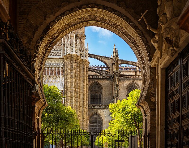 Eine Tour über die Dächer der Kathedrale von Sevilla durfte nich fehlen