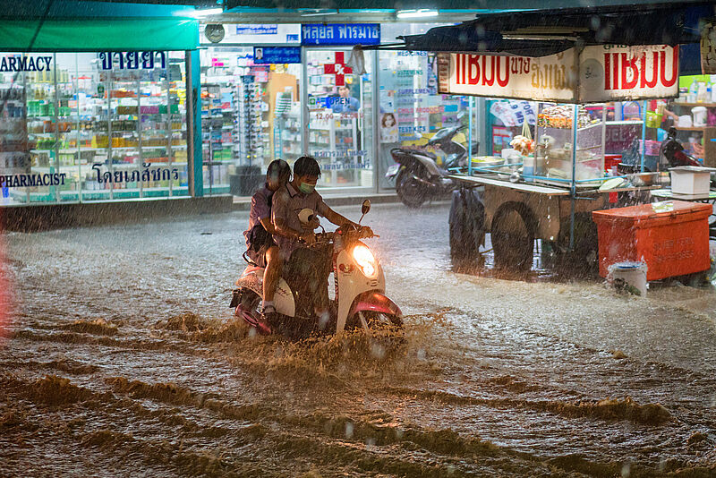 Tropenstürme sorgen in Thailand immer wieder für Überschwemmungen