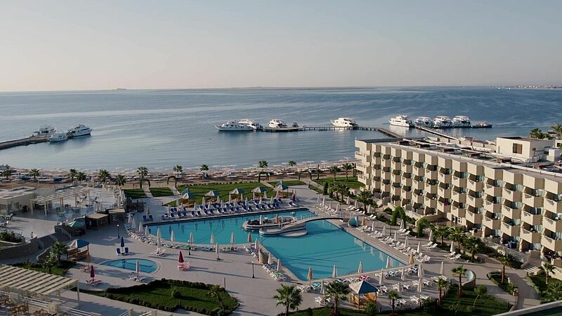 Reiseverkäufer können zum Pep-Preis nach Hurghada reisen, zum Beispiel ins Kairaba Aqua Mondo Resort