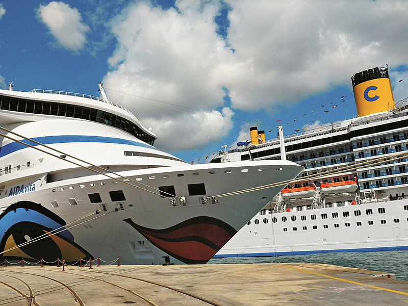 Die unter italienischer Flagge fahrenden Reedereien Aida und Costa dürfen wieder in See stechen. Foto: Aida Cruises