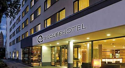 The Qube Hotel liegt in der Nähe der Frankfurter Messe
