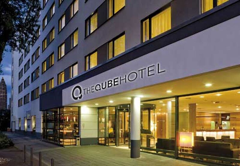 The Qube Hotel liegt in der Nähe der Frankfurter Messe