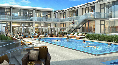 Das neue Me Melia bietet zwei Pools auf der Dachterrasse