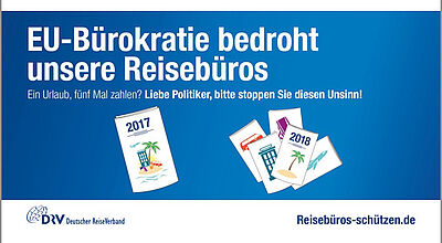 So sieht die Postkarte aus, die der DRV jetzt an alle Bundestagsabgeordnete verschickt