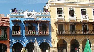 Eines der Topziele in Kolumbien: Die unter Unesco-Schutz stehende Altstadt von Cartagena. Foto: shutterstock