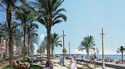 So soll die Playa de Palma einmal aussehen – wenn sie denn wirklich umgebaut wird