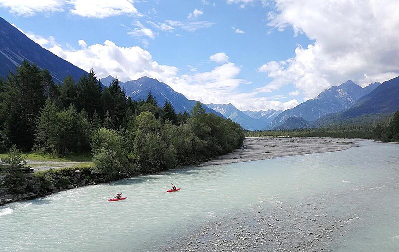 Die neue Tour von Füssen nach Meran führt am Anfang auch am Lech entlang