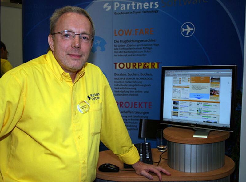 Mit einem neuen Angebot will Partners-Chef Wolfgang Brinker Reisebüros für Tourmaster begeistern.