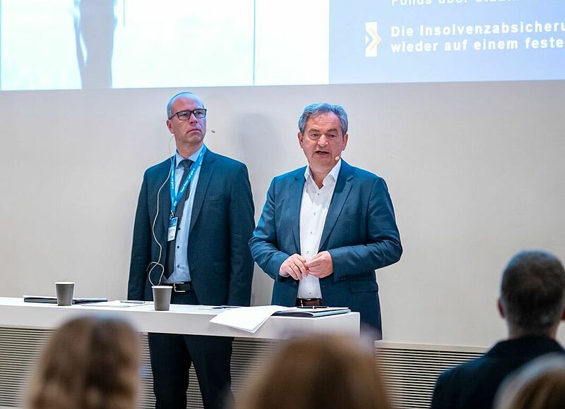 Thomas Schreiber und Andreas Gent vom DRSF auf der DRV-Jahrestaung
