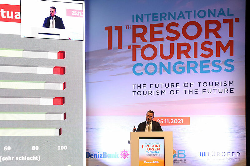 RTK-Chef Thomas Bösl dieser Tage auf dem elften Resort Kongress in Antalya