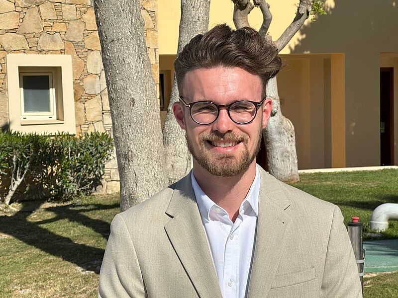 Alexander Liebhart während der jüngsten Jahrestagung der Rita AG im Grecotel Kos Imperial auf Kos