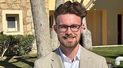 Alexander Liebhart während der jüngsten Jahrestagung der Rita AG im Grecotel Kos Imperial auf Kos