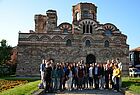 Gruppenbild von der Pantokratkirche in Nessebar. Die Altstadt zählt zum Unesco-Weltkulturerbe