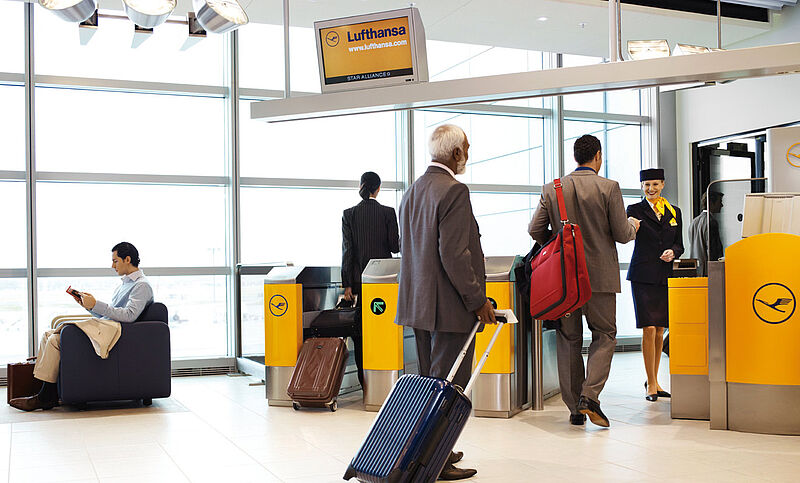 Durch strengere Kontrollen des Handgepäcks will Lufthansa das Boarding beschleunigen