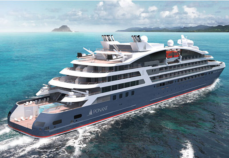 Die vier Schiffe der Explorer-Klasse verfügen unter anderem über einen Infinity-Pool und eine variable Marina