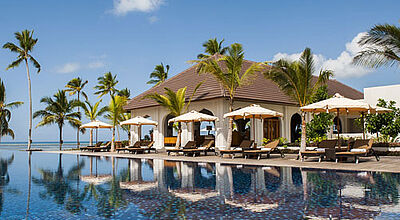 Mit etwas Glück können Expedienten eine Reise in ein Residence-Hotel gewinnen, zur Wahl steht auch das Resort auf Sansibar