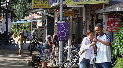 Am Rande der Großstadt: Auf Pulau Ubin geht es relaxt zu.