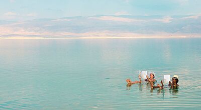 Die Buchungszahlen sind für ganz Israel, im Bild das Tote Meer, zurückgegangen